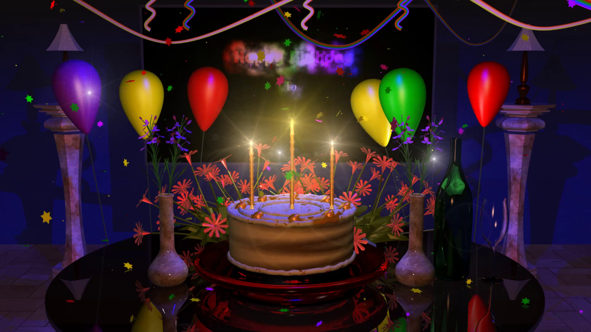 Birthday Song (Animated Magical Cake) Short Clip